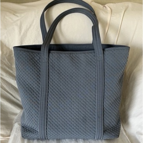 Vera Bradley Large Gray Tote G1 - Picture 3 of 8